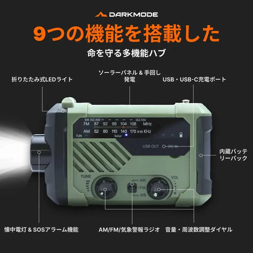 ガーディアンプロ®｜9機能搭載・信頼の防災ラジオ